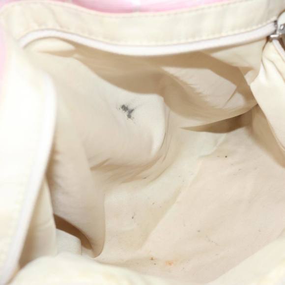 CHANEL New Travel Line Tote Bag Nylon Pink CC Auth ti1605 - Picture 11 of 16